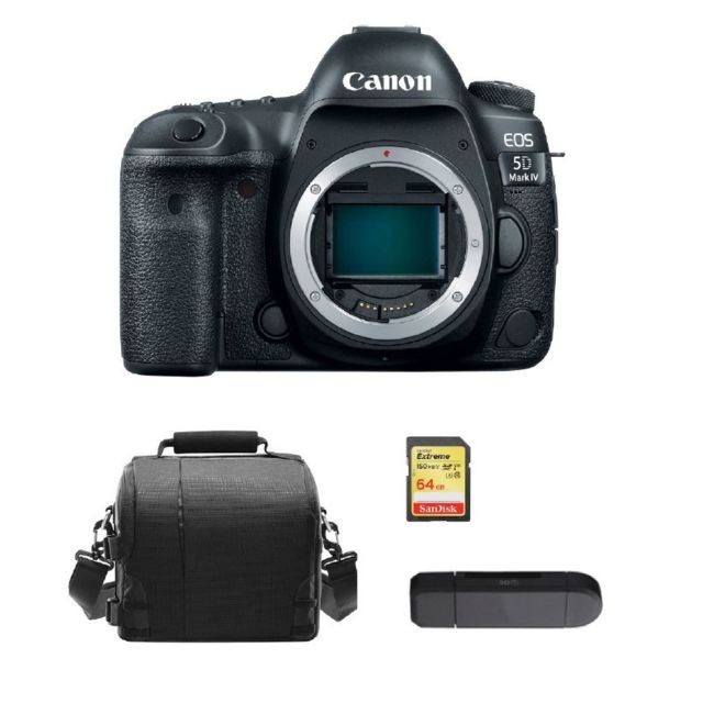Canon - CANON EOS 5D IV Body + 64GB SD card + camera Bag + Memory Card Reader Canon  - Canon 5d