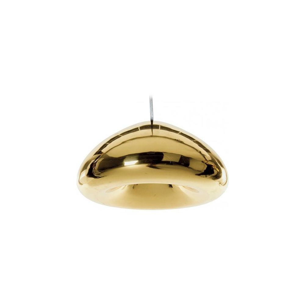 iconik interior lampe suspension nullify - 30cm - métal chromé doré  doré