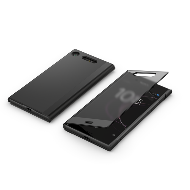 Coque, étui smartphone Sony Style Cover Touch SCTG50 Xperia XZ1 - Noir