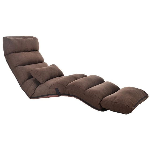 Wewoo - Fauteuil de loisir créatif C1 Lazy Couch Tatamiunique en son genreinclinablebaie vitréetaille 205x56x20cm café foncé Wewoo  - Transats, chaises longues Wewoo