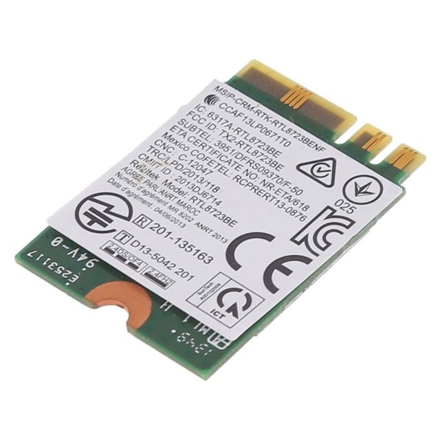 Wewoo RTL8723BE 300Mbps 802.11n M2 Carte sans fil Mini PCI E WiFi Adaptateur + Bluetooth 4.0 pour Lenovo E450 E550 E555 Y50 04x6025