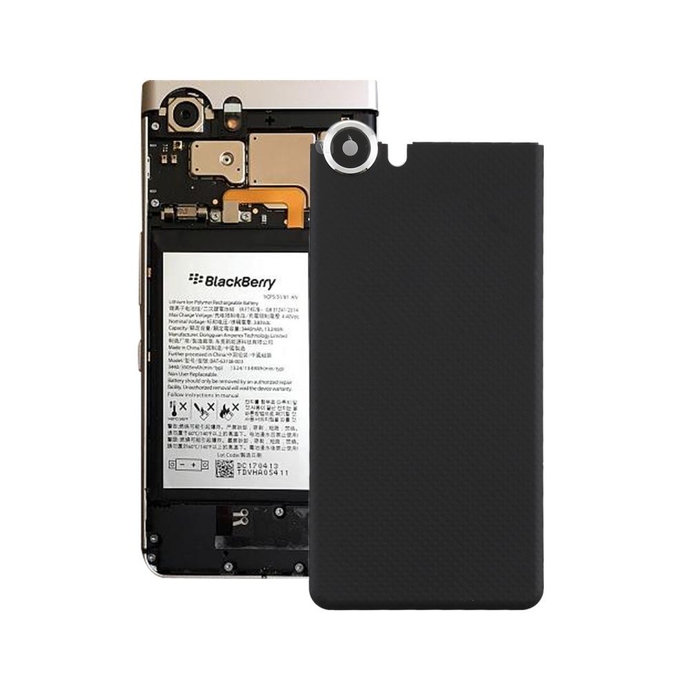 Wewoo Couverture arrière avec objectif d'appareil photo pour Blackberry Keyone (noir)