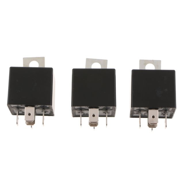 marque generique - 3 relais dc 12v 40a 5 broches relais électriques spdt relais automatique marque generique  - Relais electrique