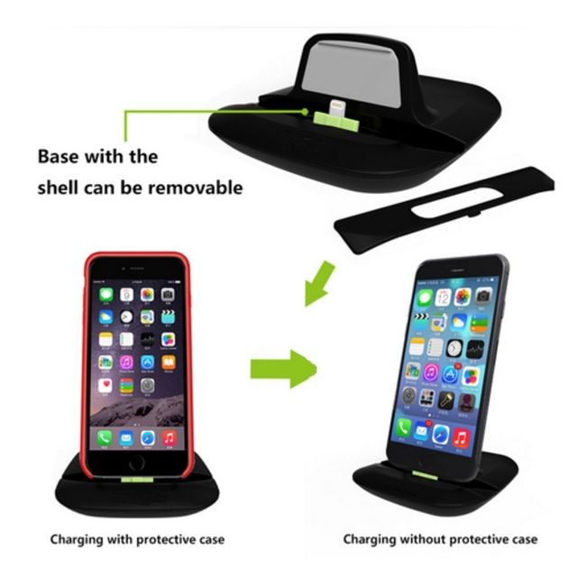 Mobility Gear - Station d'accueil USB MFI pour iPhone 5 6 7 8 et Max et iPad Mini 2 3 4 - air 1 2 - pro 9.7 10.5 - Noir - Autres accessoires smartphone Mobility Gear