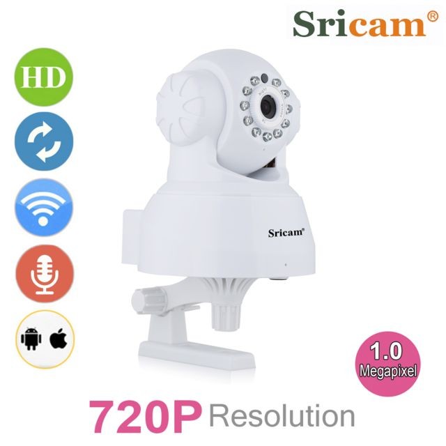 marque generique - Caméra IP CCTV 720P Network IR 1.0 Megapixel H.264 Sans fil WIFI Vidéosurveillance domotique - Surveillance sans fil sans internet