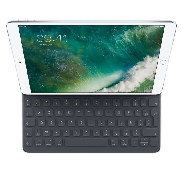 Apple - Smart Keyboard Folio pour iPad 10,2"" 7e génération - iPad Air 10,5"" 3e génération - iPad Pro 10,5"" 2ème génération - AZERTY - MPTL2F/A - Anthracite - Accessoires Apple Accessoires et consommables