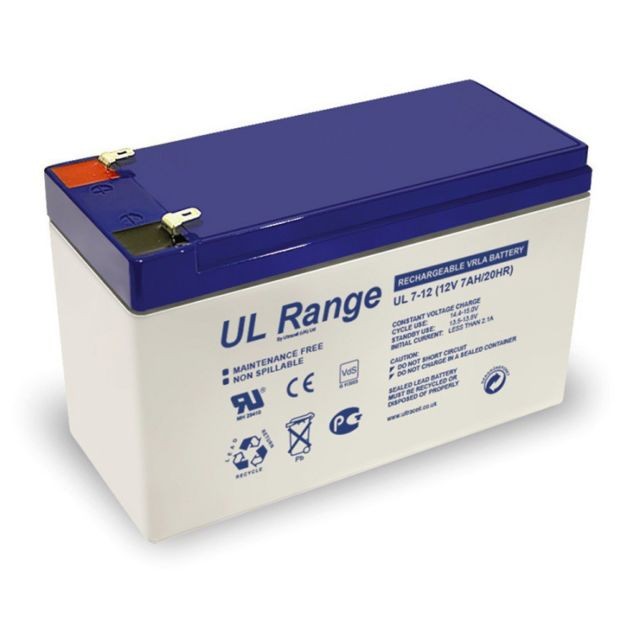 marque generique - Batterie plomb étanche UL7-12 Ultracell 12v 7ah - Alarme connectée