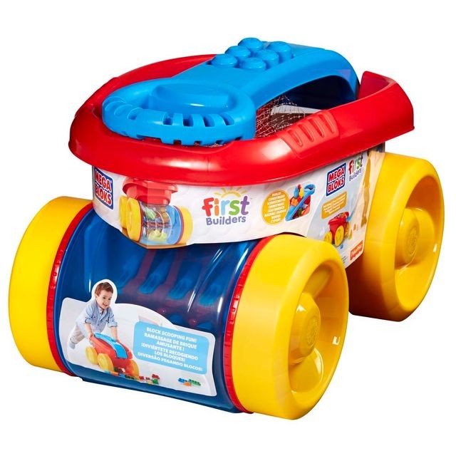 Mattel - Wagon Ramasseur de blocs - CNG23 Mattel  - Jeu brique