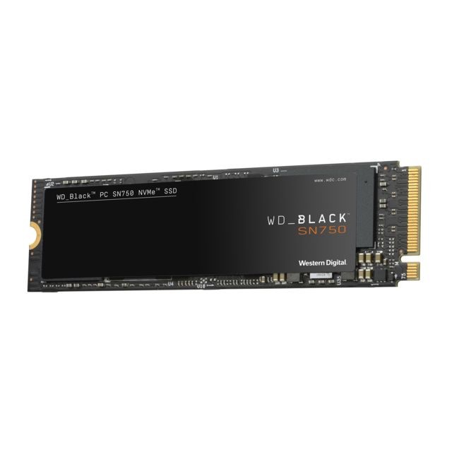 SSD Interne WD BLACK SN750 1 To M.2 NVMe PCie Gen 3 x4