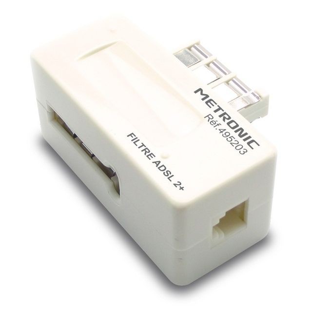 Metronic - Filtre ADSL 2+ Metronic  - Accessoires Téléphone Fixe