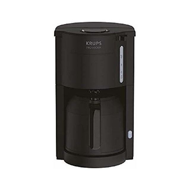 Krups -cafetière électrique de 1L pour 12 tasses avec verseuse isotherme noir Krups  - Expresso - Cafetière Cafetière filtre