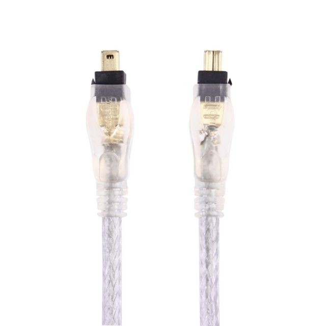 Wewoo Câble or Haute qualité Firewire IEEE 1394 4Pin mâle à 4Pin mâle, longueur: 1.8m plaqué
