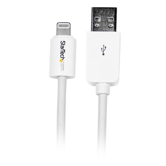 Startech - StarTech.com Câble Apple Lightning vers USB pour iPhone, iPod, iPad - 3 m Blanc - Câble Lightning Startech