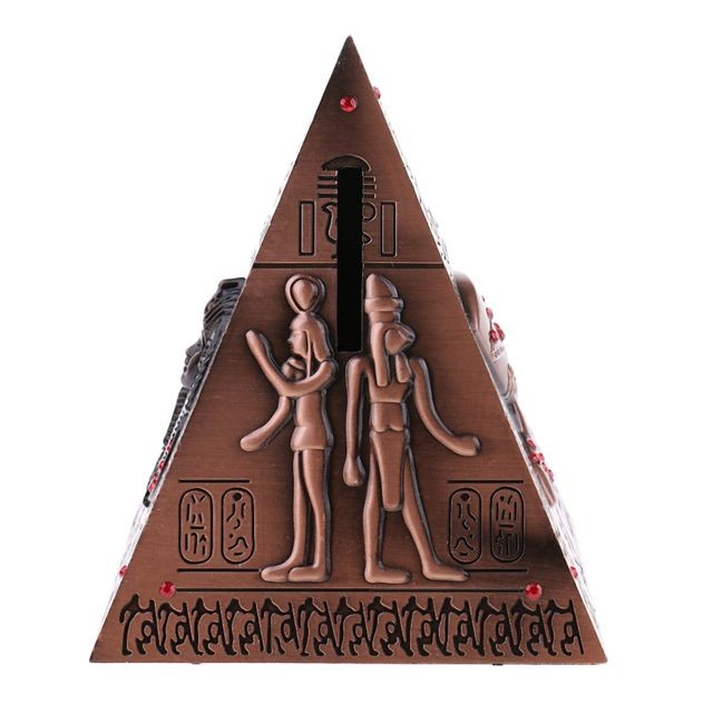 marque generique - Antique Egypte Pyramide Tirelire Pot Vintage Vintage Home Decor Craft Cuivre marque generique  - marque generique
