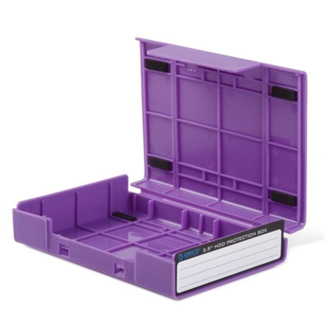 Boitier disque dur Boîtier disque dur Violet PHP-35 3.5 pouces SATA HDD Case protéger la boîte de couverture