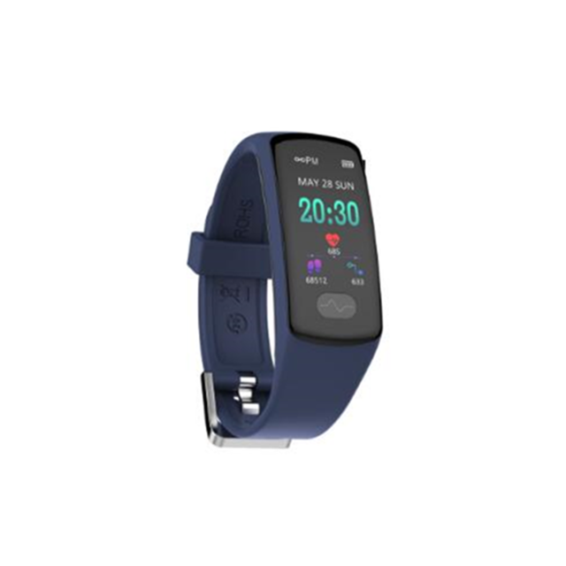 marque generique - YP Select 0.96 pouces Écran couleur Pression artérielle Moniteur de fréquence cardiaque Sport Bluetooth Montre-bracelet intelligente-Bleu marque generique  - marque generique