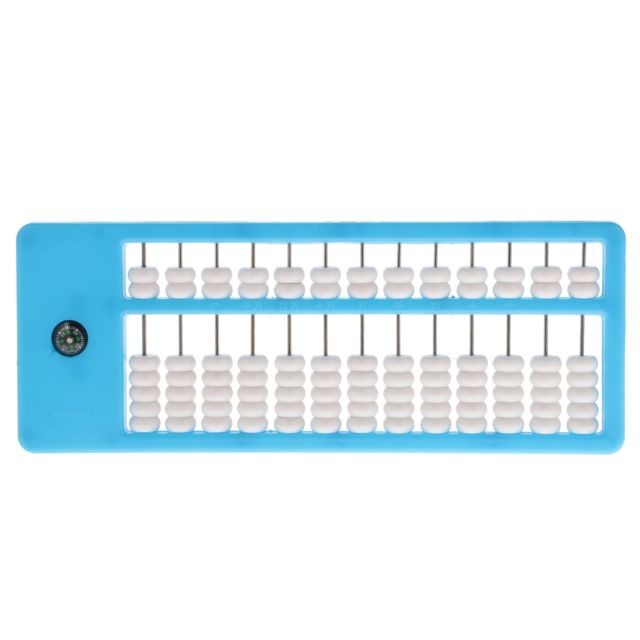 marque generique - Perles En Plastique Chinois Abacus Soroban Outil De Calcul Jouet éducatif Bleu marque generique  - Jeux calcul