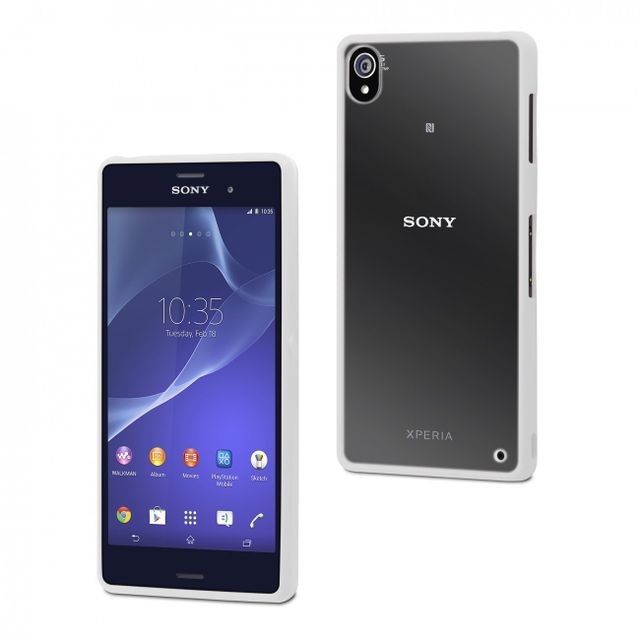 Coque, étui smartphone Made For Xperia Mfx Coque Myframe Blanc Pour Sony Xperia Z3**