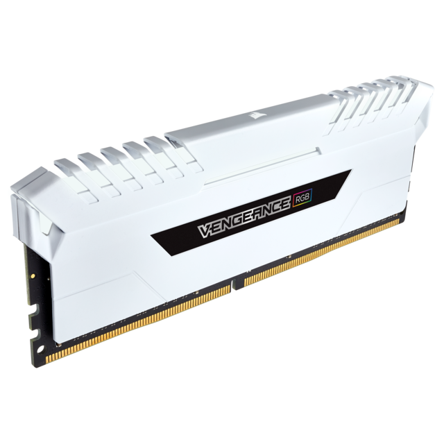 RAM PC VENGEANCE RGB White 32 Go (2x16 Go) 3200 Mhz DDR4 CL16