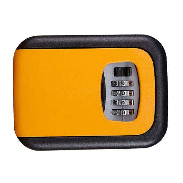 marque generique Boîte à clés sécurisée murale pour extérieur avec serrure et orange imperméable