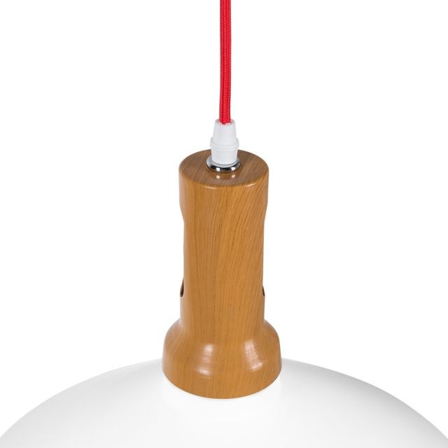 Suspensions, lustres Lampe suspension blanc et doré SEPIK