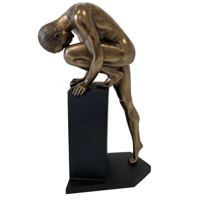 Signe - Statuette en résine Homme nu 21 cm Signe  - Petite déco d'exterieur