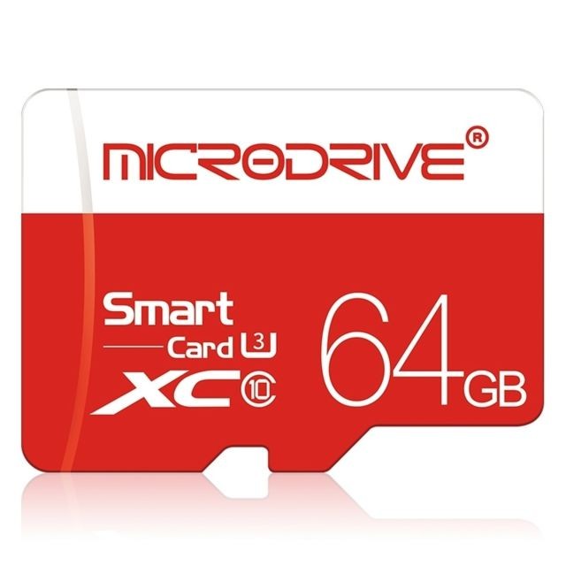 Wewoo - Carte Micro SD mémoire SD TF Microdrive 64 Go classe 10 haute vitesse 10 - Carte Micro SD