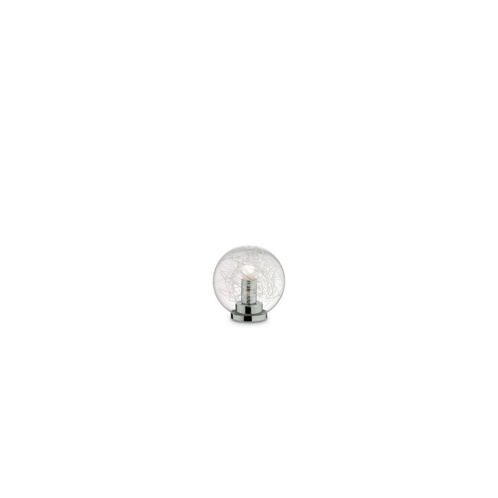 Lampadaires Ideal Lux Petite Lampe de Table / Lampadaire à 1 Lumière, Chrome, E27