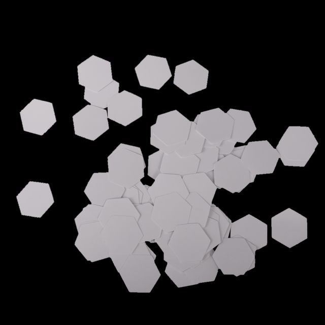 Machine à coudre 100 pièces hexagonales anglais papier piecing quilting modèles artisanat 12mm