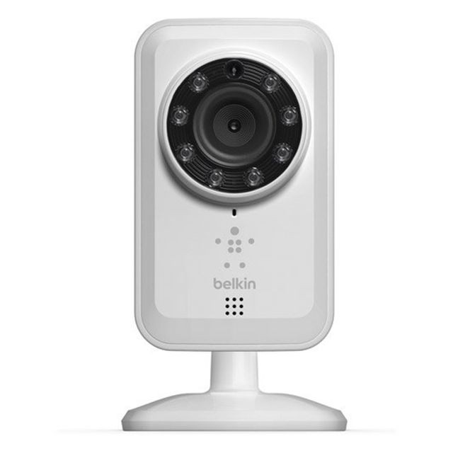 Belkin - Caméra Wi-Fi avec vision nocturne - Caméra de surveillance connectée Sans fil