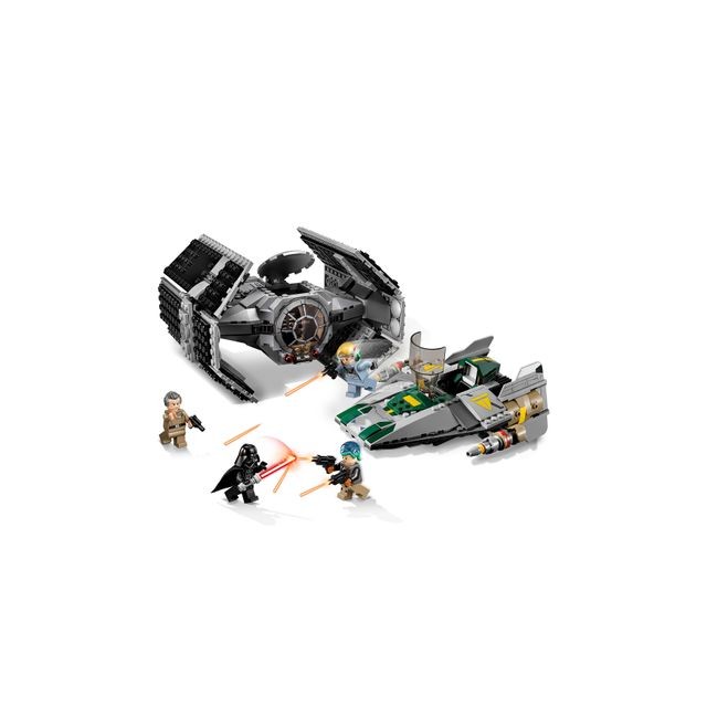 Lego STAR WARS - Le TIE Advanced de Dark Vador contre l'A-Wing Starfighter - 75150