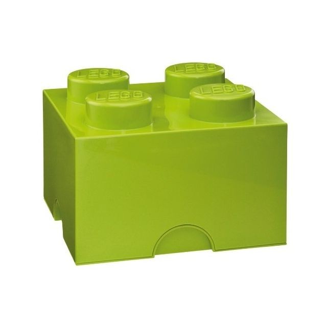 Lego - Lego 40031220 boite brique de rangement 4 plots vert clair Lego  - Boite lego rangement