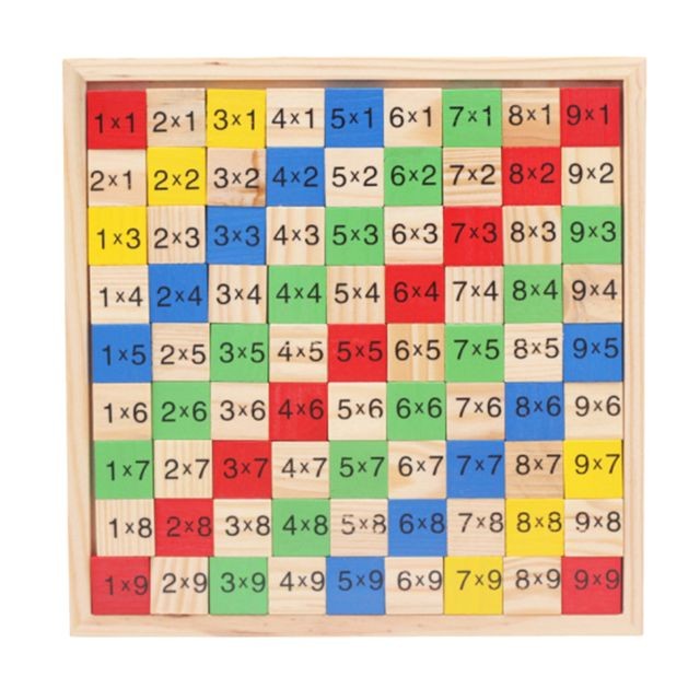 Jeux d'éveil marque generique Table de multiplication Block Toy
