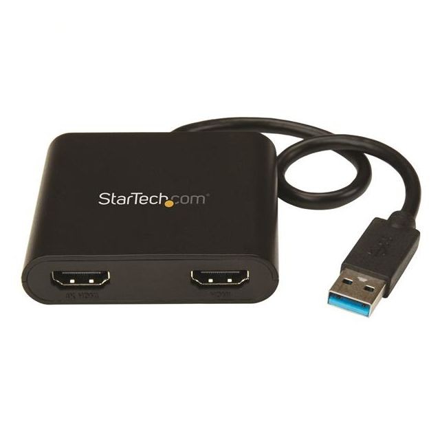 Startech - StarTech.com Adaptateur USB vers double HDMI - 4K - Accessoires Carte Graphique
