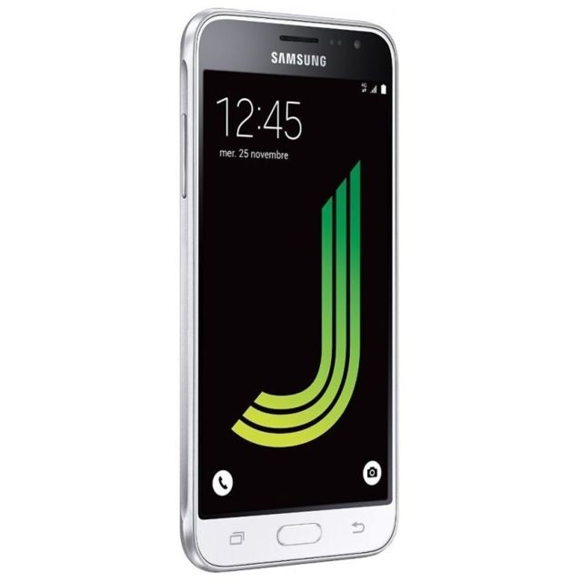 Smartphone Android Samsung J320 Galaxy J3 (2016) Double Sim Blanc