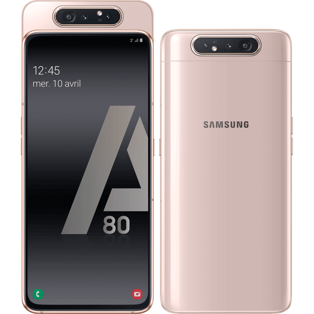 Smartphone Android Samsung Galaxy A80 - 128 Go - Or Rose