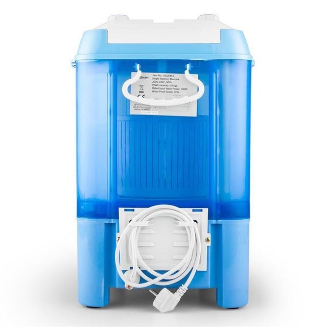 Lave-linge oneConcept SG003 Machine à laver avec fonction essorage 2,8kg 180W IPX4 oneConcept