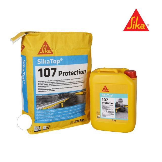 Sika - Micro-mortier hydraulique SIKA Sikatop 107 Protection - Blanc - 25kg - Peinture extérieure Sika