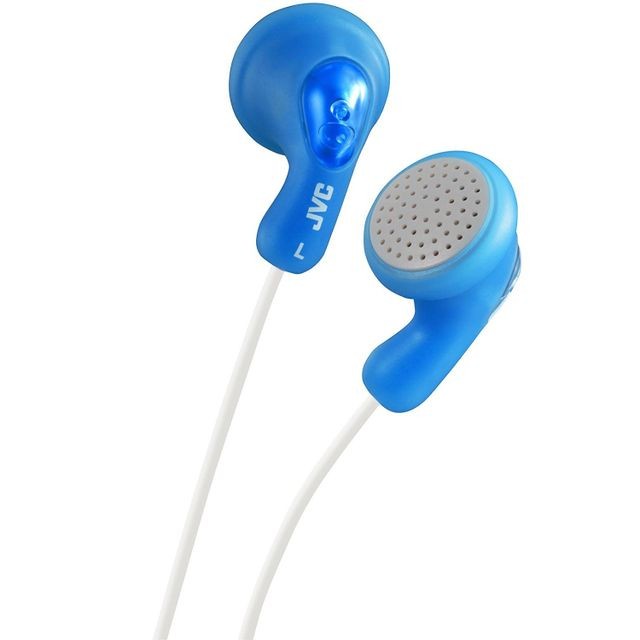 JVC - Ecouteurs - HA-F14-A-E - Bleu JVC  - Casque Sans réducteur de bruit