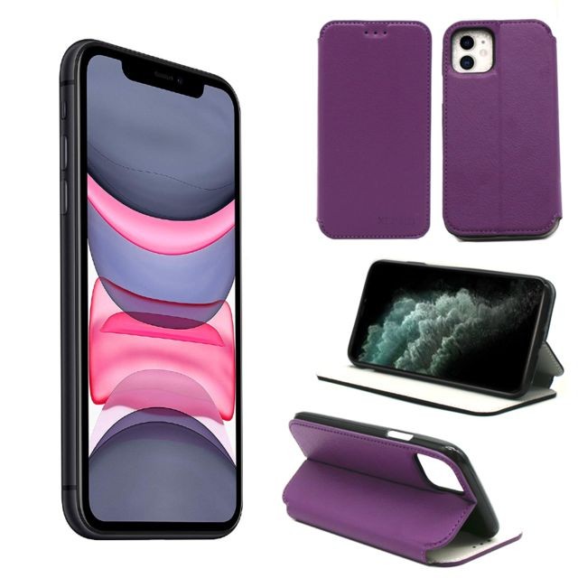 Xeptio - Housse Apple iPhone 11 6,1 pouces violette  - Etui Coque iPhone 11 6.1 pouces Protection Xeptio  - Protection écran smartphone