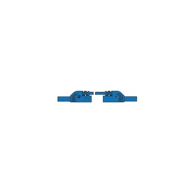 Perel - Cordon de mesure isole 4mm 25cm avec reprise - bleu (mlb-sh/ws 25/1) Perel - Accessoires Hifi Perel