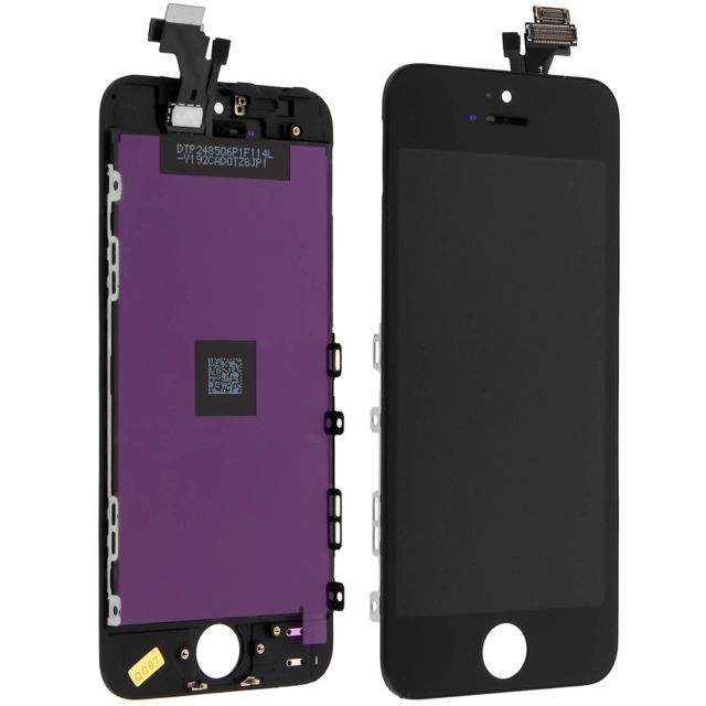 Apple - Ecran LCD iPhone 5 Vitre Tactile Apple Original Noir - Accessoires officiels Apple iPhone Accessoires et consommables