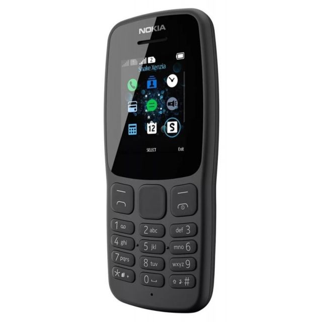 Smartphone Android Nokia 106 - Double Sim - Noir