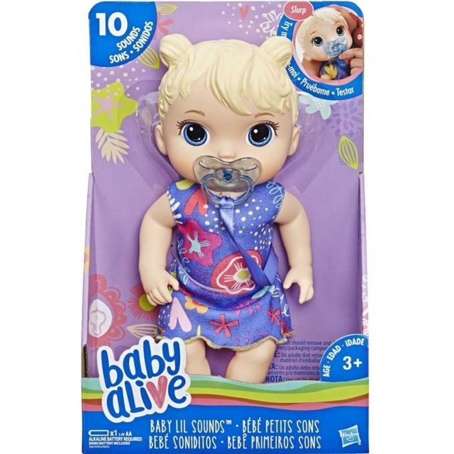 Baby alive - Baby Alive Little Sounds Cheveux blonds Baby alive  - Baby alive
