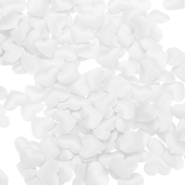 marque generique 1000 pièces coeur forme pétale table confetti décoration de mariage blanc