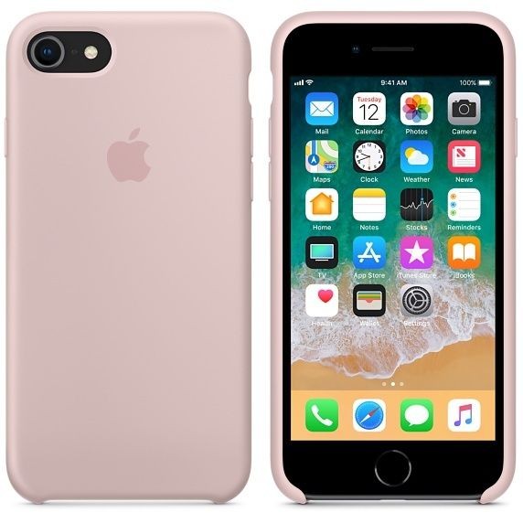 Apple iPhone 8/7 Silicone Case - Rose des sables