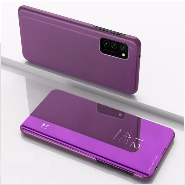 Wewoo - Housse Coque Pour Galaxy S11e miroir plaqué gauche et droite Flip Cover avec support étui téléphone portable violet Wewoo  - Wewoo