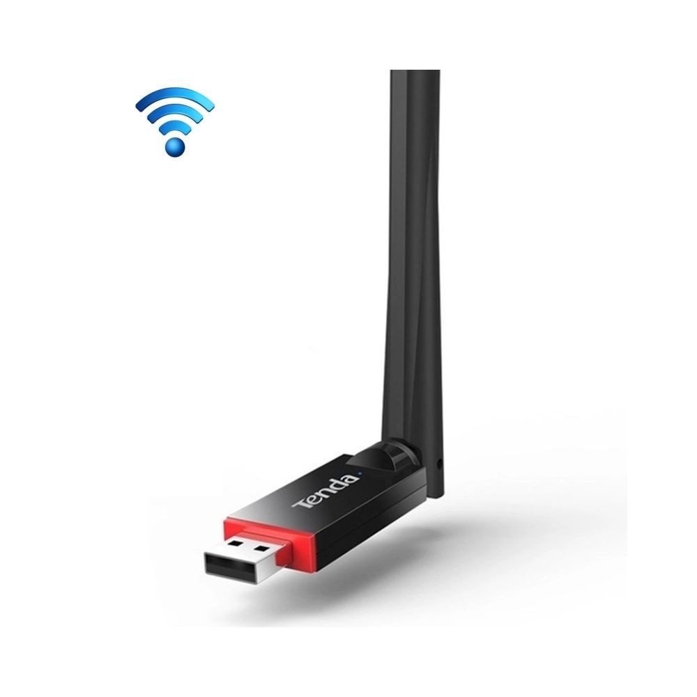 Carte Réseau Wifi noir Portable 300Mbps Sans Fil USB WiFi Carte Réseau  Récepteur Externe avec 6dBi Antenne