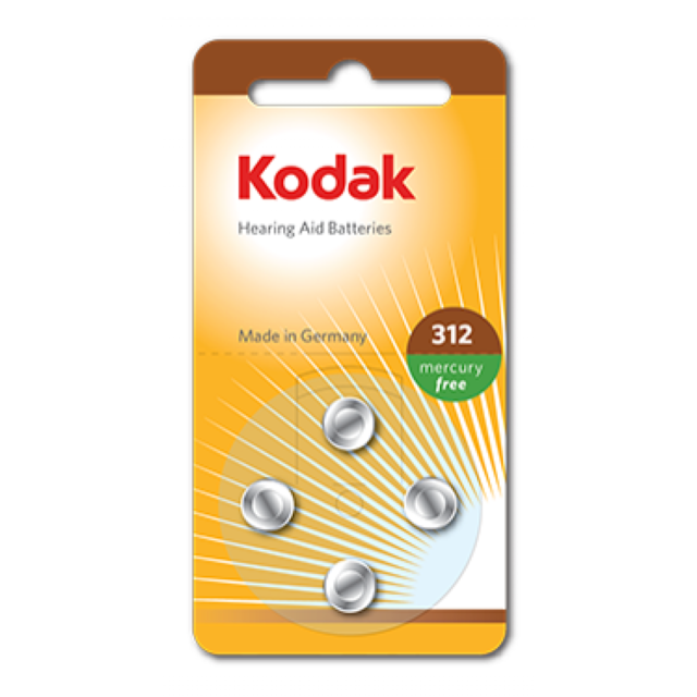 Kodak - KODAK - Pile Auditive - P312 - pack de 4 Kodak  - Pile auditive