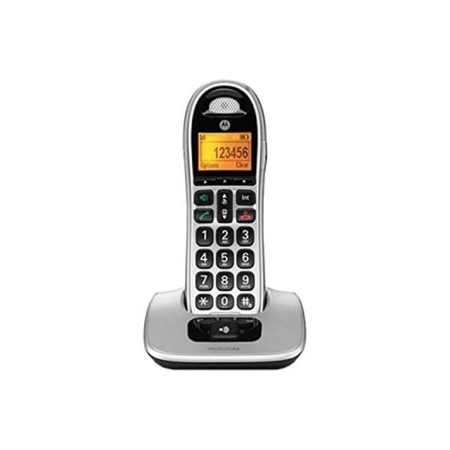 Motorola - Téléphone Sans Fil Motorola CD301 DECT Argent - Téléphone fixe Motorola